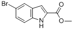 5-Bromo indole-2-carboxylic acid methyl ester Structure,210345-56-5Structure