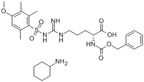 Z-d-arg(mtr)-oh cha Structure,210557-94-1Structure