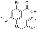 2-Bromo-4-methoxy-5-benzyloxybenzoic acid Structure,24958-42-7Structure