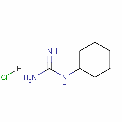 N-環(huán)己基胍鹽酸鹽結(jié)構(gòu)式_2498-47-7結(jié)構(gòu)式