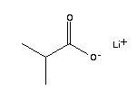 異丁酸鋰結(jié)構(gòu)式_25179-23-1結(jié)構(gòu)式