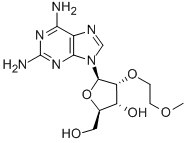 2-Amino-2-o-(2-methoxyethyl)adenosine Structure,256224-13-2Structure