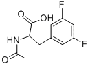 N-乙?；?3-(3,5-二氟苯基)-DL-丙氨酸結(jié)構(gòu)式_266360-52-5結(jié)構(gòu)式