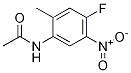 N-(4-氟-2-甲基-5-硝基苯基)乙酰胺結(jié)構(gòu)式_273401-26-6結(jié)構(gòu)式