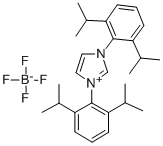 1,3-Bis(2,6-diisopropylphenyl)-1h-imidazol-3-ium tetrafluoroborateStructure,286014-25-3Structure 1,3-Bis(2,6-diisopropylphenyl)-1h-imidazol-3-ium tetrafluoroborate Structure,286014-25-3Structure