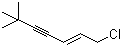 1-Chloro-6,6-dimethyl-2-hepten-4-yne Structure,287471-30-1Structure