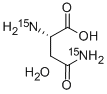 L-天冬酰胺-15N2單水結構式_287484-32-6結構式