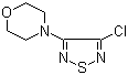 3-Chloro-4-morpholino-1,2,5-thiadiazole Structure,30165-96-9Structure