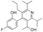 4-(4-氟-2-羥基苯基)-α-甲基-2,6-雙(1-甲基乙基)-5-丙基-3-吡啶甲醇結(jié)構(gòu)式_334992-01-7結(jié)構(gòu)式