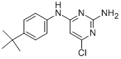 N-(4-叔丁基-苯基)-6-氯-嘧啶-2,4-二胺結(jié)構(gòu)式_335444-26-3結(jié)構(gòu)式