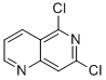 5,7-Dichloro-1,6-naphthyridineStructure,337958-60-8Structure 5,7-Dichloro-1,6-naphthyridine Structure,337958-60-8Structure