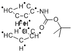 N-(叔丁氧基羰基)氨基二茂鐵結(jié)構(gòu)式_339195-19-6結(jié)構(gòu)式