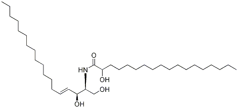 N-(2-羥基硬脂酰)鞘氨醇結(jié)構(gòu)式_34249-41-7結(jié)構(gòu)式