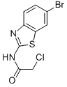 N-(6-溴-苯并噻唑-2-基)-2-氯乙酰胺結(jié)構(gòu)式_3427-31-4結(jié)構(gòu)式