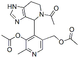 (9ci)-5-乙酰基-4-[3-(乙?；趸?-5-[(乙酰基氧基)甲基]-2-甲基-4-吡啶]-4,5,6,7-四氫-1H-咪唑并[4,5-c]吡啶結(jié)構(gòu)式_34594-38-2結(jié)構(gòu)式