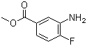 Methyl 3-amino-4-fluorobenzenecarboxylate Structure,369-26-6Structure