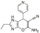 (9Ci)-5-氨基-2-乙基-1,7-二氫-7-(4-吡啶)-吡喃并[2,3-D]咪唑-6-甲腈結(jié)構(gòu)式_374612-98-3結(jié)構(gòu)式