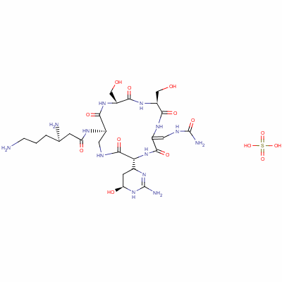 Viomycin sulfateStructure,37883-00-4Structure Viomycin sulfate Structure,37883-00-4Structure