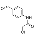 N-(4-乙酰基苯基)-2-氯乙酰胺結(jié)構式_38283-38-4結(jié)構式