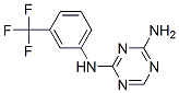 N-(3-三氟甲基-苯基)-[1,3,5]三嗪-2,4-二胺結(jié)構(gòu)式_3832-69-7結(jié)構(gòu)式