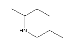 N-仲丁基正丙胺結構式_39190-67-5結構式