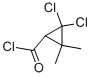 (9ci)-2,2-二氯-3,3-二甲基-環(huán)丙烷羰酰氯結構式_39871-98-2結構式