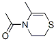 2H-1,4-thiazine, 4-acetyl-3,4-dihydro-5-methyl-(9ci)Structure,40928-66-3Structure 2H-1,4-thiazine, 4-acetyl-3,4-dihydro-5-methyl-(9ci) Structure,40928-66-3Structure