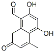 1-Naphthalenecarboxaldehyde, 7,8-dihydro-2,4-dihydroxy-5-methyl-7-oxo-(9ci) Structure,412022-37-8Structure