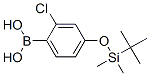 2-Chloro-4-(((1,1-dimethylethyl)dimethylsilyl)oxy) phenylboronic acid Structure,412343-21-6Structure
