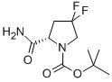 N-t-Boc-4,4-二氟-L-脯氨酰胺結(jié)構(gòu)式_426844-50-0結(jié)構(gòu)式