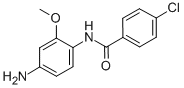 N-(4-氨基-2-甲氧基苯基)-4-氯苯甲酰胺結(jié)構(gòu)式_436089-17-7結(jié)構(gòu)式