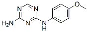 N-(4-甲氧基苯基)-1,3,5-三嗪-2,4-二胺結(jié)構(gòu)式_4460-15-5結(jié)構(gòu)式