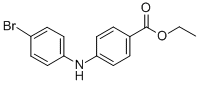 N-(4-溴苯基-n-(4-乙氧甲酰苯基)胺結(jié)構(gòu)式_458550-44-2結(jié)構(gòu)式