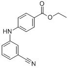N-(4-乙氧甲酰苯基)-n-(3-氰基苯基)胺結(jié)構(gòu)式_458550-46-4結(jié)構(gòu)式