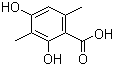 2，4-DIhydroxy-3，6-dimethylbenzoic acid Structure,4707-46-4Structure