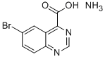 6-Bromo-4-quinazolinecarboxylic acid ammonium salt Structure,474710-80-0Structure