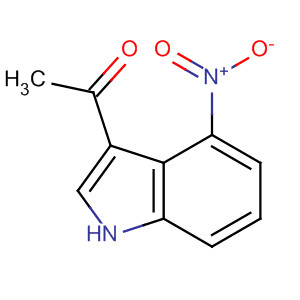 1-(4-硝基-1H-吲哚-3-基)-乙酮結(jié)構(gòu)式_4769-95-3結(jié)構(gòu)式