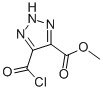 2H-1,2,3-triazole-4-carboxylic acid, 5-(chlorocarbonyl)-, methyl ester (9ci)Structure,488816-89-3Structure 2H-1,2,3-triazole-4-carboxylic acid, 5-(chlorocarbonyl)-, methyl ester (9ci) Structure,488816-89-3Structure