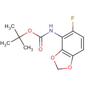 Tert-butyl (5-fluoro-1,3-benzodioxol-4-yl)carbamate Structure,492444-09-4Structure