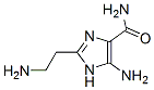 1H-imidazole-4-carboxamide, 5-amino-2-(2-aminoethyl)- Structure,500545-37-9Structure
