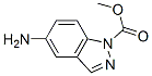 1H-indazole-1-carboxylicacid,5-amino-,methylester(9ci) Structure,500881-32-3Structure