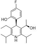 (aR,4R)-5-乙基-4-(4-氟-2-羥基苯基)-a-甲基-2,6-雙(1-甲基乙基)-3-吡啶甲醇結(jié)構(gòu)式_503610-16-0結(jié)構(gòu)式