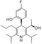 (αR,4R)-4-(4-氟-2-羥基苯基)-α-甲基-2,6-雙(1-甲基乙基)-5-丙基-3-吡啶甲醇結(jié)構(gòu)式_503610-18-2結(jié)構(gòu)式