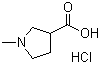 1-Methyl-3-pyrrolidinecarboxylic acid hydrochlorideStructure,50585-87-0Structure 1-Methyl-3-pyrrolidinecarboxylic acid hydrochloride Structure,50585-87-0Structure
