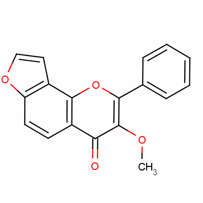 水黃皮素結構式_521-88-0結構式