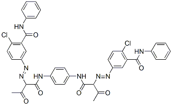 3,3-[1,4-亞苯基雙[亞氨基(1-乙?；?2-氧代-2,1-乙烷二基)氮雜]]雙(6-氯-n-苯基苯甲酰胺)結(jié)構(gòu)式_52298-43-8結(jié)構(gòu)式