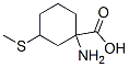 Cyclohexanecarboxylic acid,1-amino-3-(methylthio)-(9ci)Structure,52474-43-8Structure Cyclohexanecarboxylic acid,1-amino-3-(methylthio)-(9ci) Structure,52474-43-8Structure