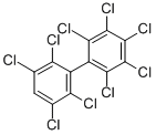 2,2,3,3,4,5,5,6,6-九氯聯(lián)苯結(jié)構(gòu)式_52663-77-1結(jié)構(gòu)式