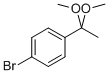 4-Bromoacetophenone dimethyl acetal Structure,53578-00-0Structure