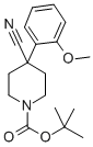 1-N-Boc-4-氰基-4-(2-甲氧基苯基)哌啶結(jié)構(gòu)式_553631-31-5結(jié)構(gòu)式